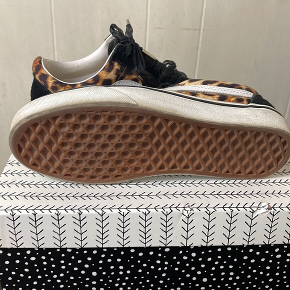 Vans old Skool leopard low top sneakers Sz 5.5 - Picture 3 of 4